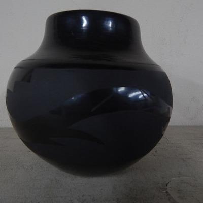 Santa Clara Signed Pottery Jar