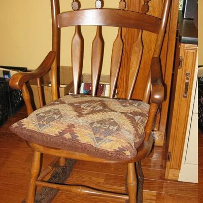 amazing rocker..check out the pattern on the back    BUY IT NOW  $ 85.00