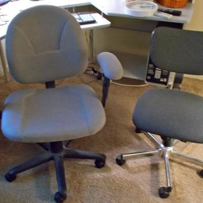 Small desk chair $25
Large desk chair $30