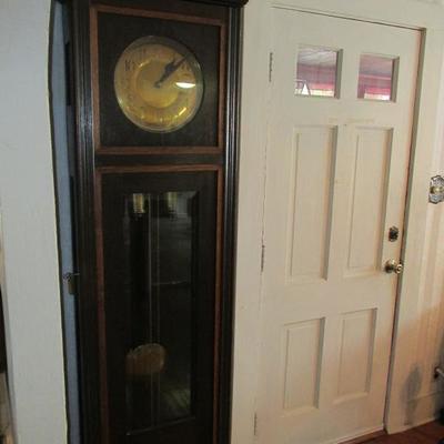 1920s Mission arts and crafts grandfather clock