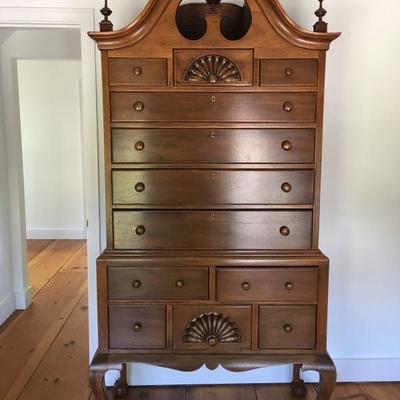 Highboy in great condition, except top finial needs repair.  