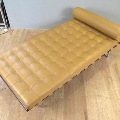 Mies Van der Rohe for Knoll Style Leather Daybed