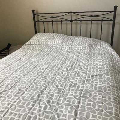 Brand new, never slept on Queen gel foam mattress.  $250 with frame and headboard.