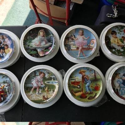 Danbury Mint - Children of the Week set.  Includes 8 plates, must be sold as set.