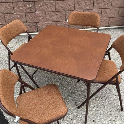 Card Table and Chairs