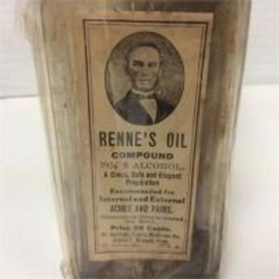 Antique Bottle of Rennes Magic Oil