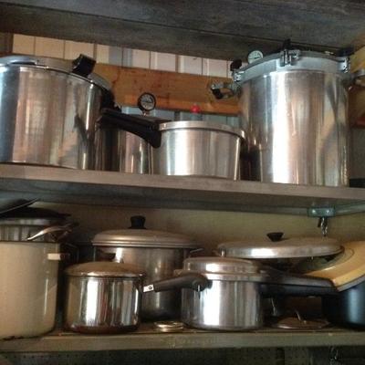 Canning Supplies - Pots - Pressure cookers