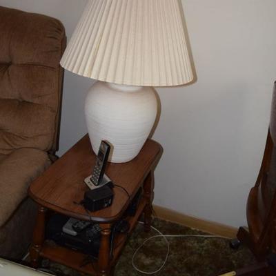 Side Table & Table Lamp