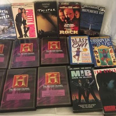 PCP219 History Channel DVD Set & VHS Assortment