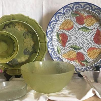 PCP210  More Vintage Serving Platters & Dishes