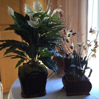 PCP022 Three Beautiful Silk Plants