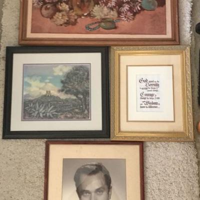 PCP206 Four Assorted Framed Paintings & Prints
