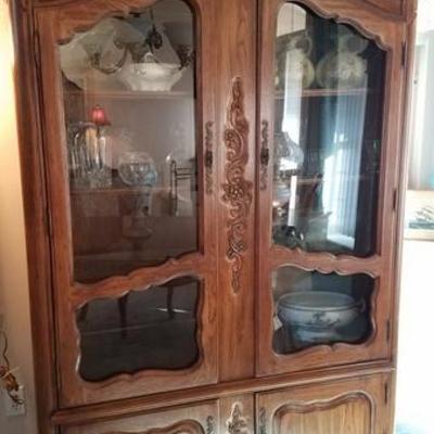 Carved Wood Hutch
