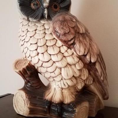 Retro Giant 2 Foot Ceramic Owl