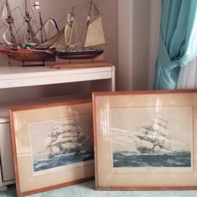 Old Ships Framed Art and Models
