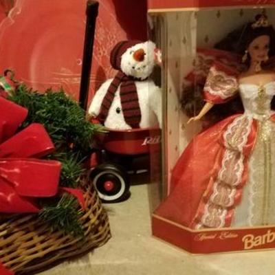 Christmas Barbie in Box