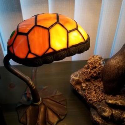 Turtle Shell Tiffany Style Lamp
