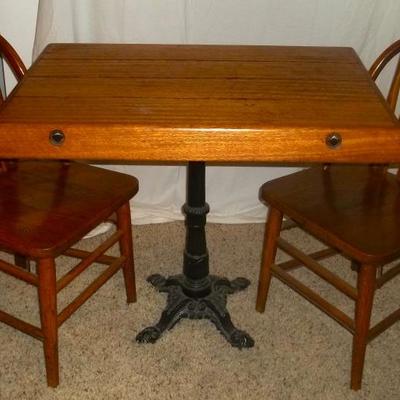 Antique Bakersfield Ice Cream Parlor Table