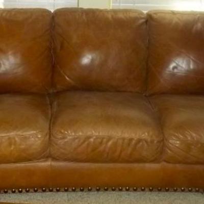Leather Sofa---real Leather-not Bonded Leather
