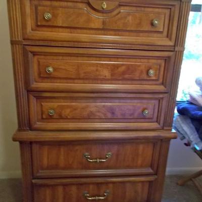 Five drawer chest of drawers $220