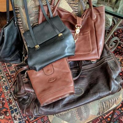 Designer purses and luggage