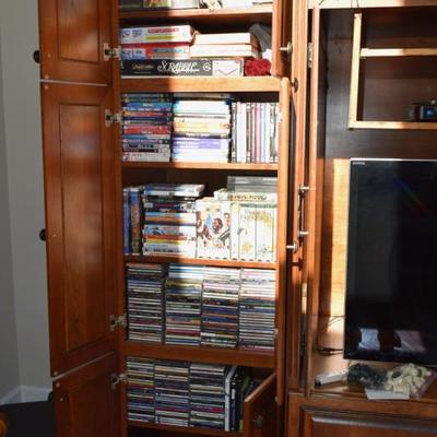 Board Games, CD/DVD's, VHS Tapes