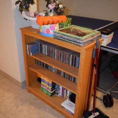 Bookcase, Seasonal, Albums, & CD's/VHS Tapes