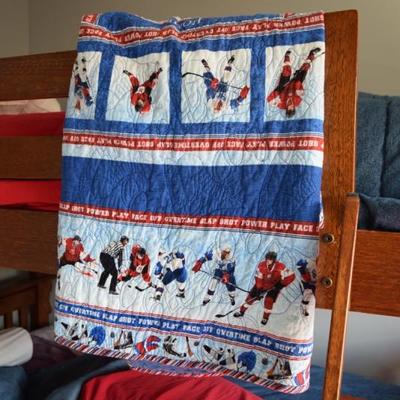 Hockey blanket