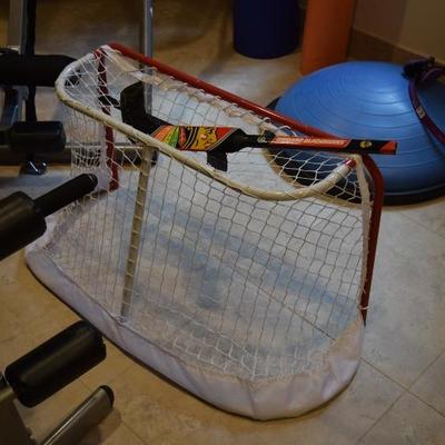 Hockey Net & Stick
