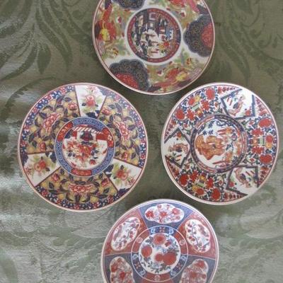 Asian-inspired designed plates