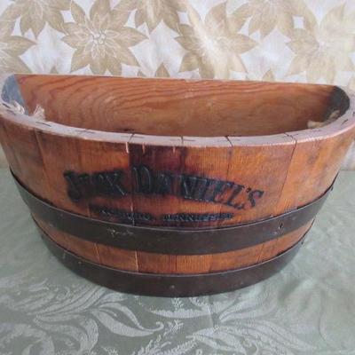 Jack Daniels fireplace wood container