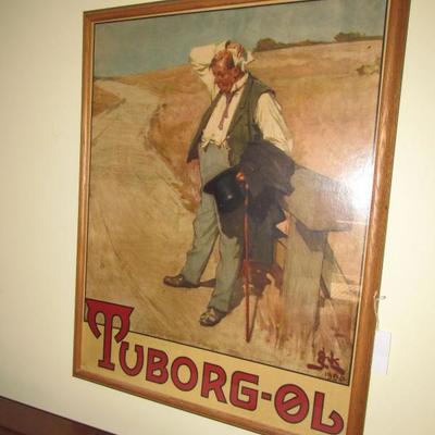 Tuborg Beer Advertising poster