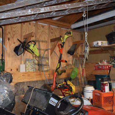 Lawn Tools, Garage Items