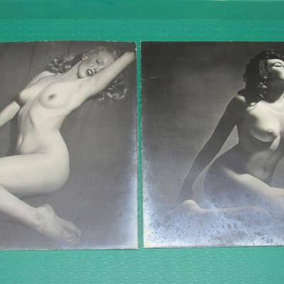 Monroe/Hayworth nude black and white Photos