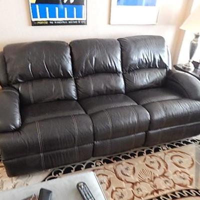 Cheer Furn. Leather Power Recliner Sofa