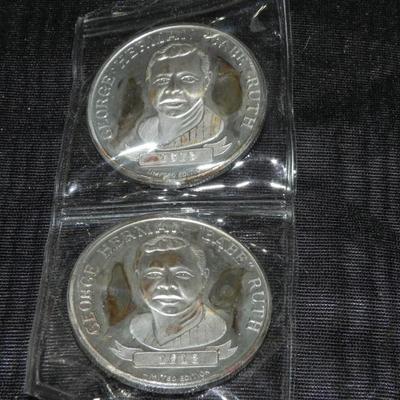 Babe Ruth .999 Fine 1 Ounce Silver Round