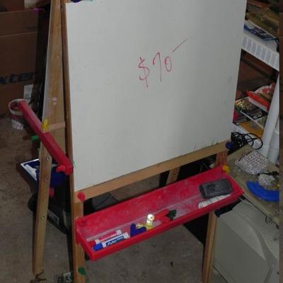 Melissa & Doug Easel Dry Erase & Chalk Board