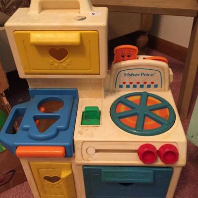 Found the Fisher Price Stove and Oven. Things just keep popping up.
