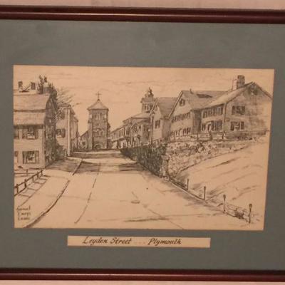 "Leyden Street, Plymouth" by Sameul Emrys Evans