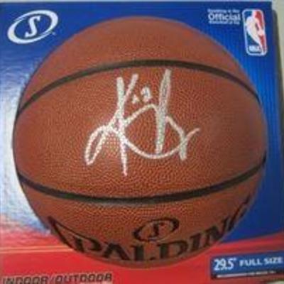 Kyrie Irving Boston Celtics / Cleveland Cavaliers Signed Autographed Basketball