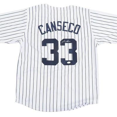 Rare Autographed Framed Jose Canseco New York Yankees Jersey