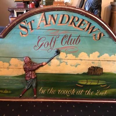 St. Andrews Golf Club- in the Rough at the 2nd Wooden Sign