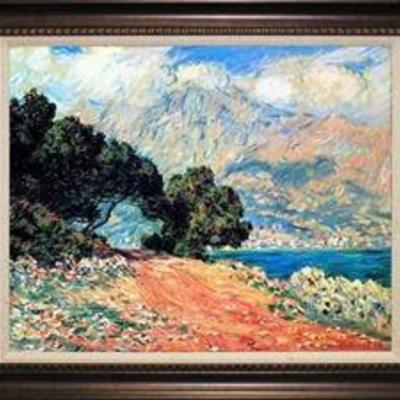 Beautiful landscape/seascape impressionistic painting