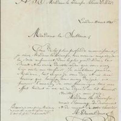 Antique 1841 letter