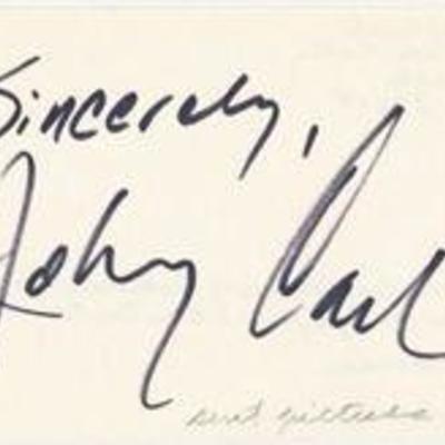 Signature of JOHNNY CASH