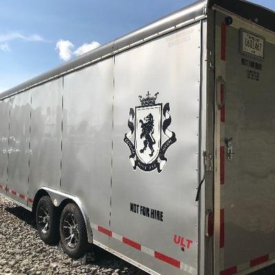 26 ft Enclosed Utility Trailer with Upgrades such as E-Track, Wheels, Skid Wheels, etc.
