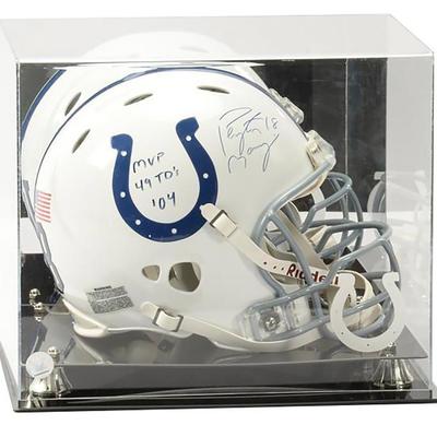 Peyton Manning Signed and Inscribed Colts Revolution Game Issued Helmet with Case & COA â€“ Limited Edition