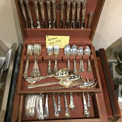 79 piece Gorham Sterling Silver silverware set