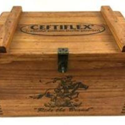 Ceftiflex wooden box 