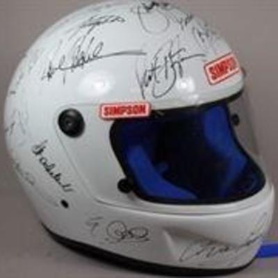 Signed Racing Helmet & Visor â€“ Indianapolis 500 All-Time Greats